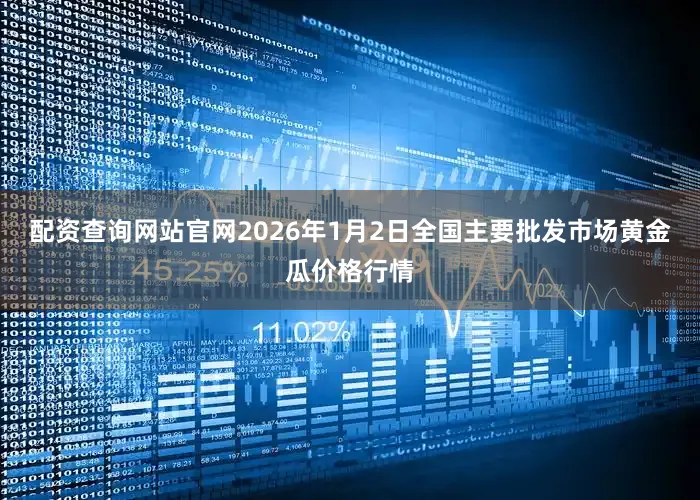 配资查询网站官网2026年1月2日全国主要批发市场黄金瓜价格行情