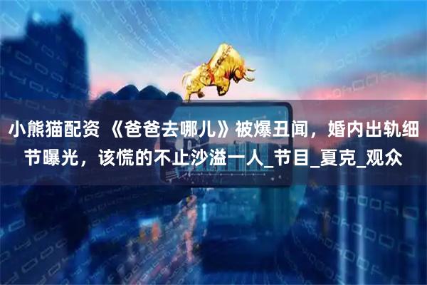 小熊猫配资 《爸爸去哪儿》被爆丑闻，婚内出轨细节曝光，该慌的不止沙溢一人_节目_夏克_观众